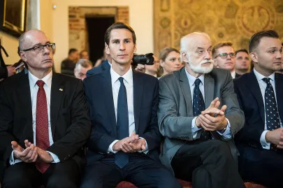 Kazimierz Koralewski, Kacper Płażyński, Waldemar Jaroszewicz, Mateusz Skarbek