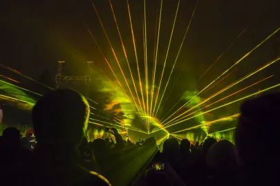 Pokaz laserów