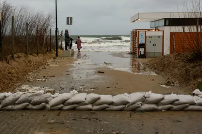 Wichura nad Zatoką Gdańską