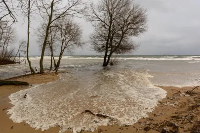 Wichura nad Zatoką Gdańską