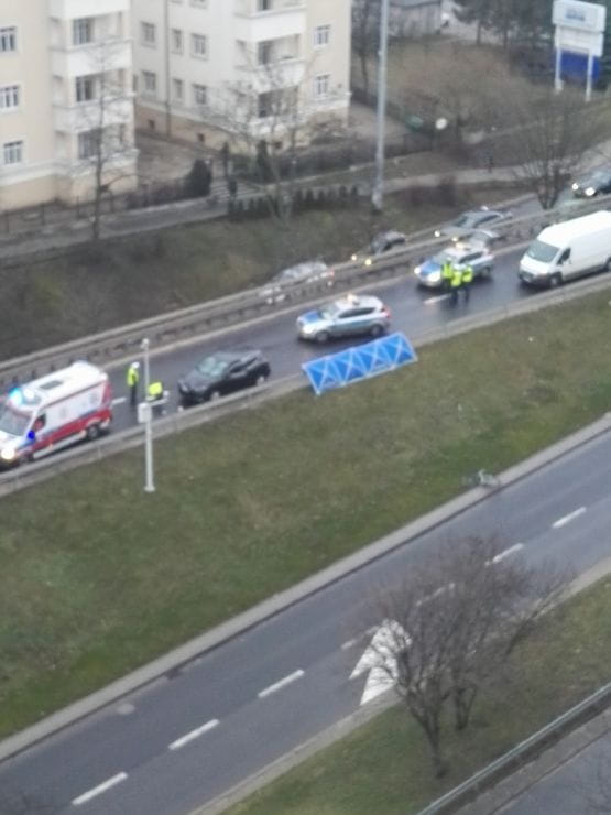 Wypadek śmiertelny z udzialem rowerzysty na ulicy Podjazd