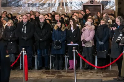 Uczestnicy uroczystości