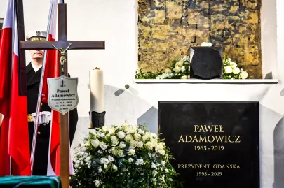 Grób Pawła Adamowicza