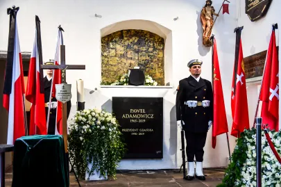 Grób Pawła Adamowicza