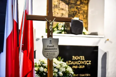 Grób Pawła Adamowicza