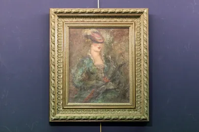 Stanisław Eleszkiewicz- Dama z parasolką