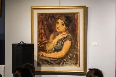 Zygmunt Menkes - Siedząca kobieta