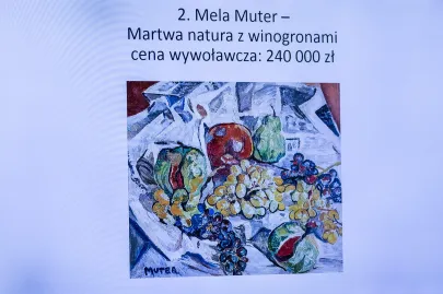 Mela Muter - Martwa natura z winogronami