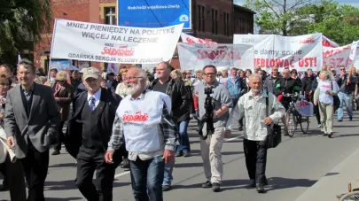 Związkowcy z Solidarności