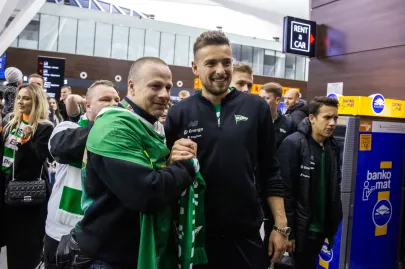 Piłkarze Lechii Gdańsk wrócili do Gdańska z Pucharem Polski