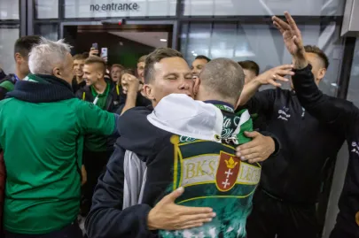 Piłkarze Lechii Gdańsk wrócili do Gdańska z Pucharem Polski
