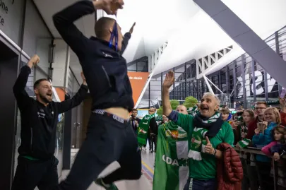 Piłkarze Lechii Gdańsk wrócili do Gdańska z Pucharem Polski