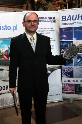 zwycięzca w kategorii firma mikro - Grzegorz Lasocki z firmy Clima Gold