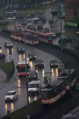 Widok z wieży dworcowej