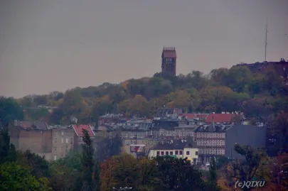 Widok z wieży dworcowej