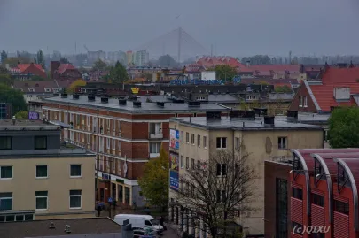 Widok z wieży dworcowej