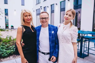 Zbigniew Nowak z żoną i córką