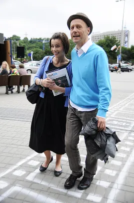Agata Kulesza oraz Krzysztof Pieczyński