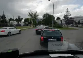 Korek na Wałowej w stronę Wałów Piastowskich