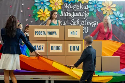 Miejska inauguracja roku szkolnego w szkole na Jabłoniowej