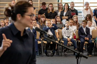 Miejska inauguracja roku szkolnego w szkole na Jabłoniowej