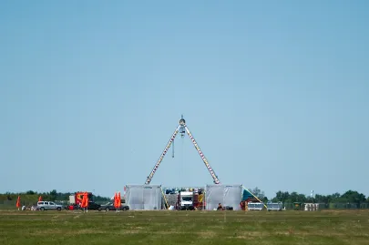 Diabelski młyn w budowie