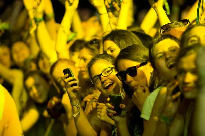 Publiczność na Coldplay