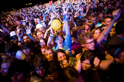 Publiczność na Coldplay