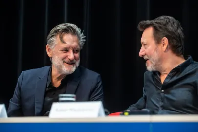Bill Pullman i Robert Więckiewicz