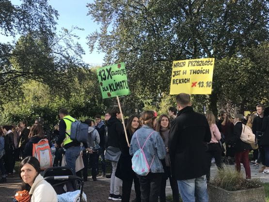 Młodzieżowy Strajk Klimatyczny w centrum Gdyni
