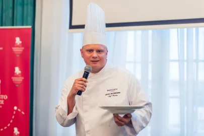 Łukasz Miecznikowski, szef kuchni restauracji w Hotelu Mercure Stare miasto