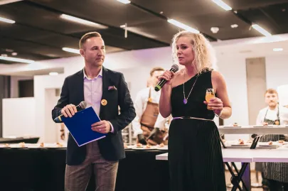 Tomasz Galiński i Karolina Saks