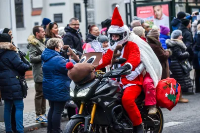 Mikołaje na motocyklach