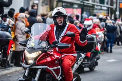 Mikołaje na motocyklach