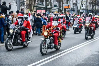 Mikołaje na motocyklach