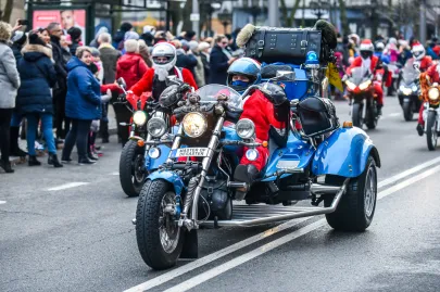 Mikołaje na motocyklach