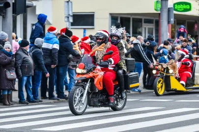 Mikołaje na motocyklach