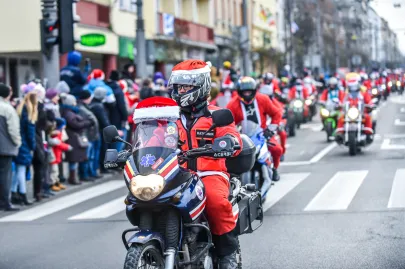 Mikołaje na motocyklach