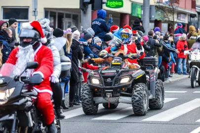 Mikołaje na motocyklach