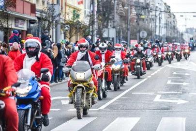 Mikołaje na motocyklach