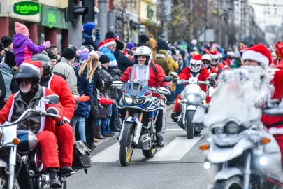 Mikołaje na motocyklach