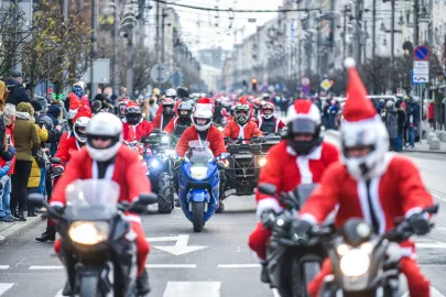 Mikołaje na motocyklach