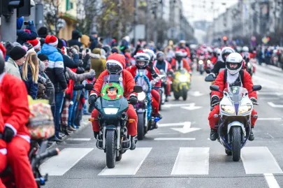 Mikołaje na motocyklach