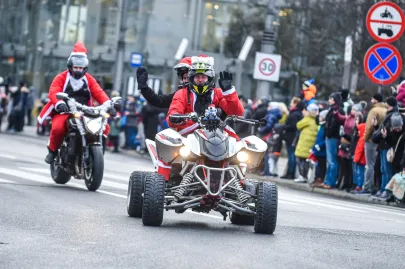 Mikołaje na motocyklach