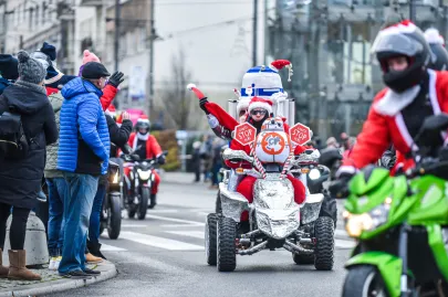 Mikołaje na motocyklach