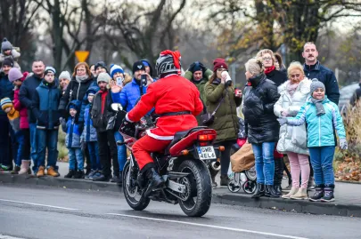 Mikołaje na motocyklach
