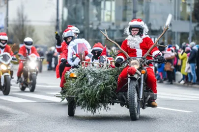 Mikołaje na motocyklach