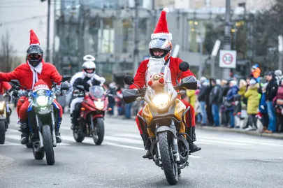 Mikołaje na motocyklach