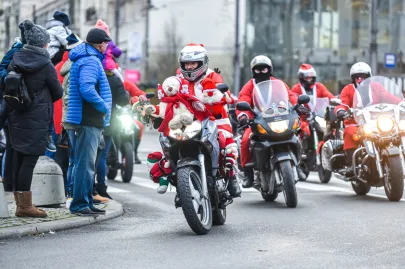Mikołaje na motocyklach