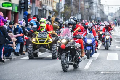 Mikołaje na motocyklach